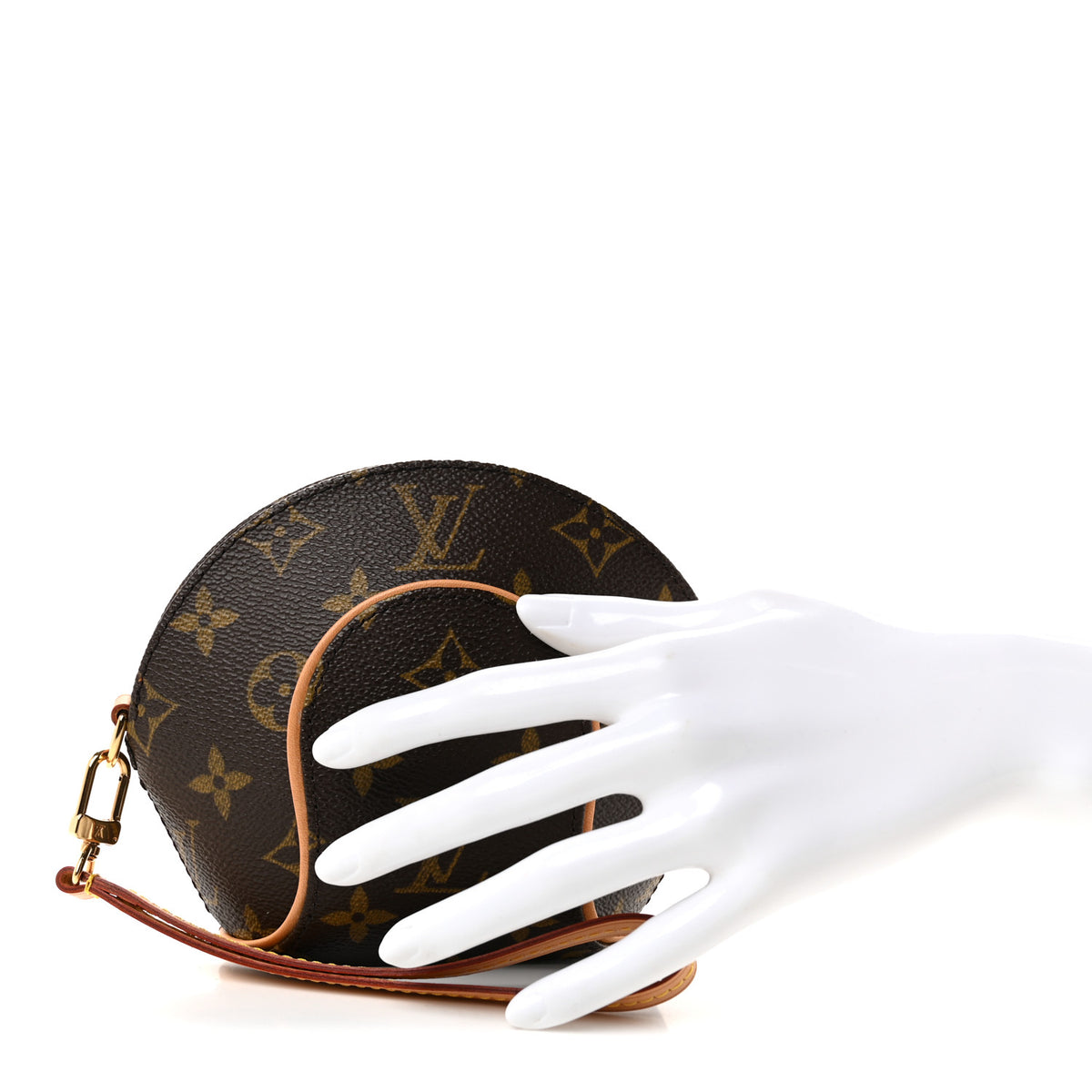 Monogram Mini Ellipse Wristlet Clutch