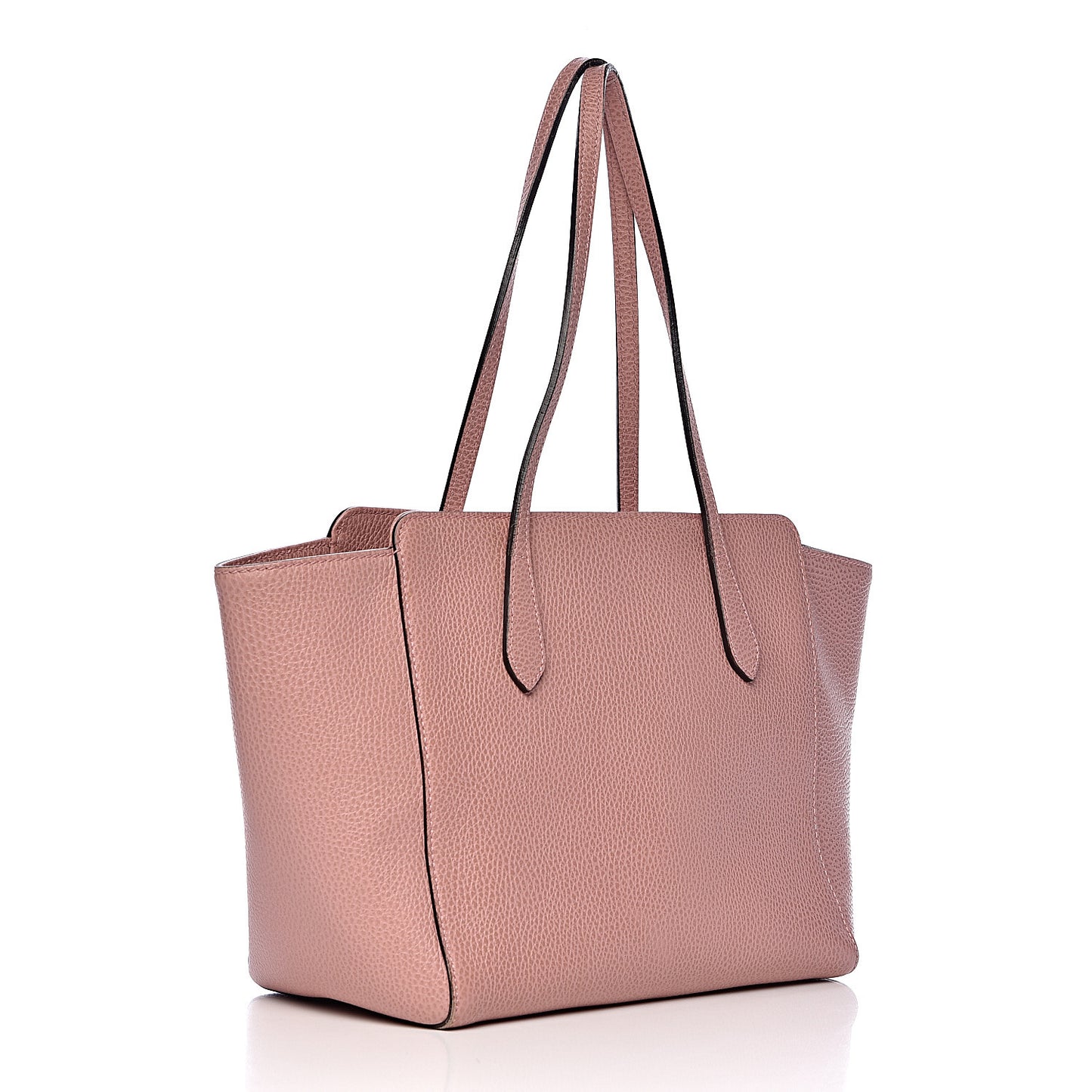 Dollar Calfskin Small Swing Tote Soft Pink