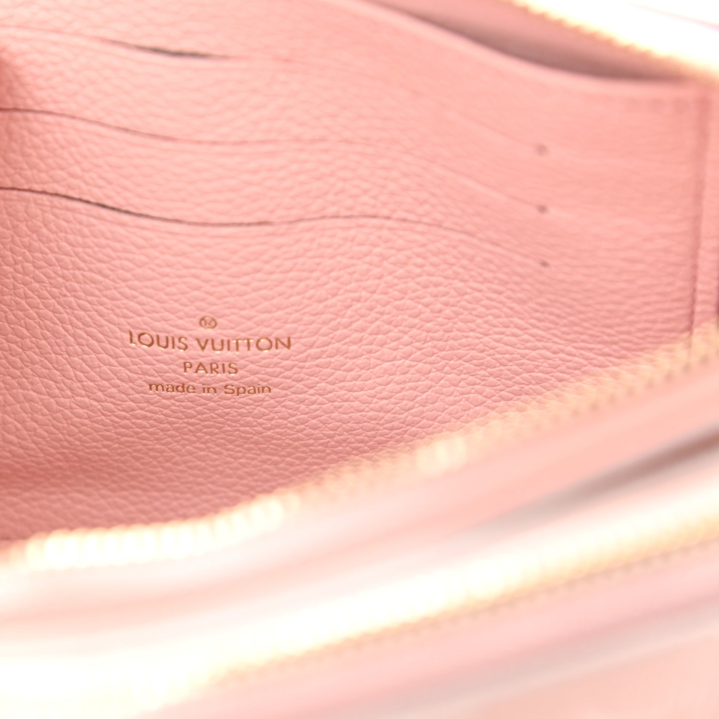 Empreinte Monogram Double Zip Pochette Rose