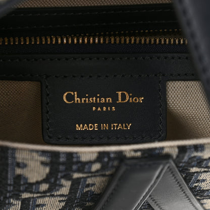 Christian Dior Oblique Saddle Bag Blue 6 of 9