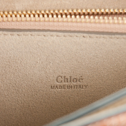 Chloe Calfskin Patchwork Medium Faye Shoulder Bag Caramel 6 of 8
