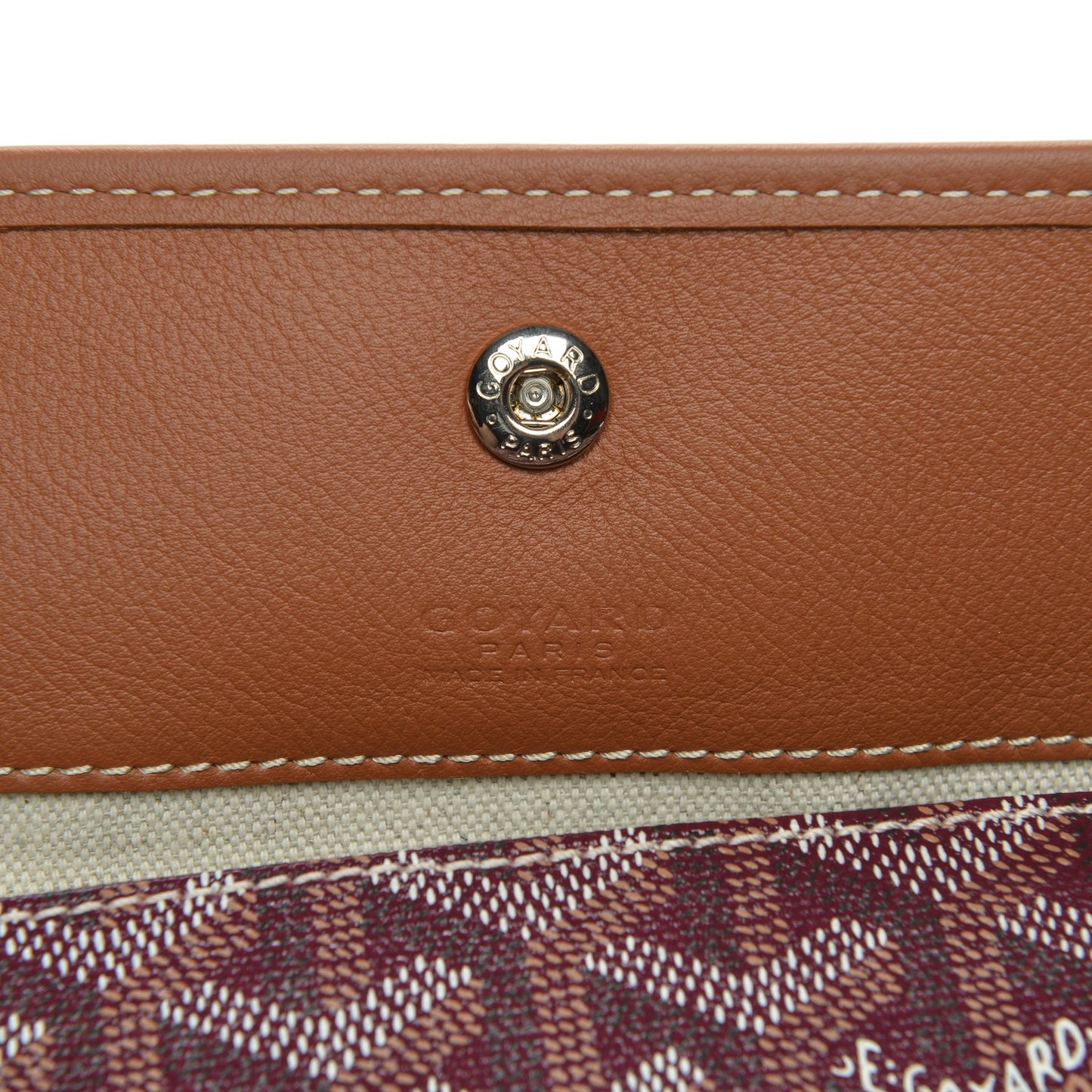 Goyardine Reversible Pertius GM Burgundy