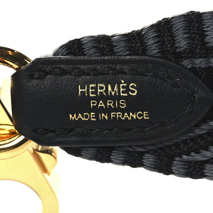 Hermes Toile Swift 25mm Sangle Cavale Shoulder Strap Gris Misty 4 of 5