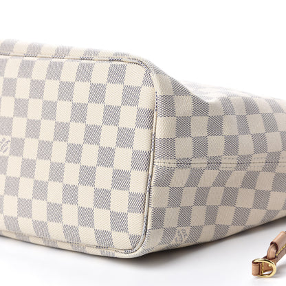 Louis Vuitton Damier Azur Neo Neverfull MM Rose Ballerine 7 of 10
