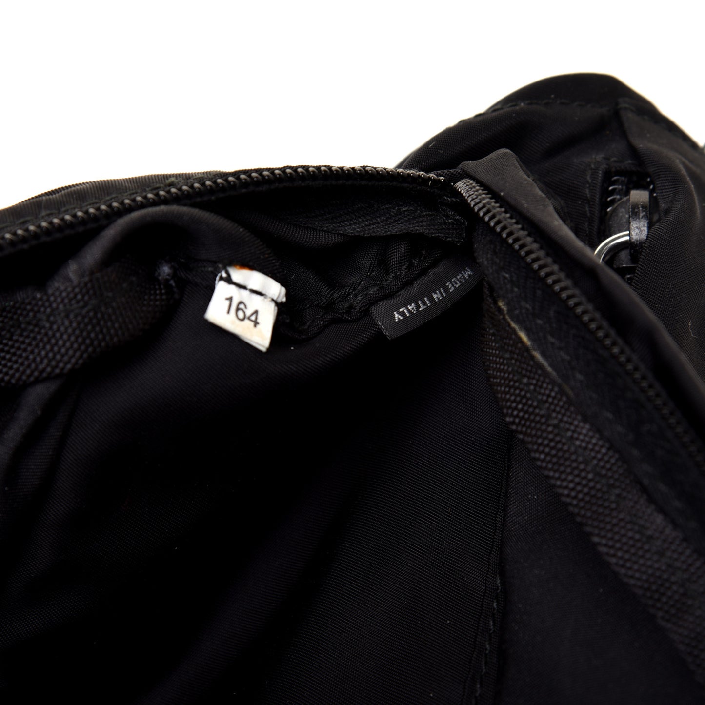 Tessuto Nylon Montagna Belt Bag Black