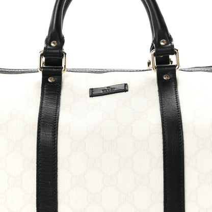 Gucci GG Plus Monogram Medium Joy Boston White Black 8 of 10