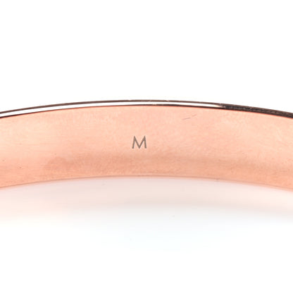 Louis Vuitton Brass Monogram Nanogram Cuff M Pink Gold 5 of 6