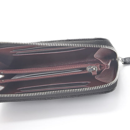 Chanel Caviar Quilted Medium Zip Around Wallet Black 5 of 11