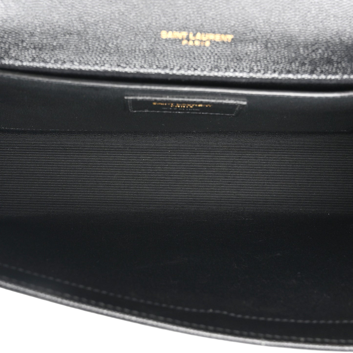 Grain De Poudre Medium Classic Monogram Kate Satchel Black