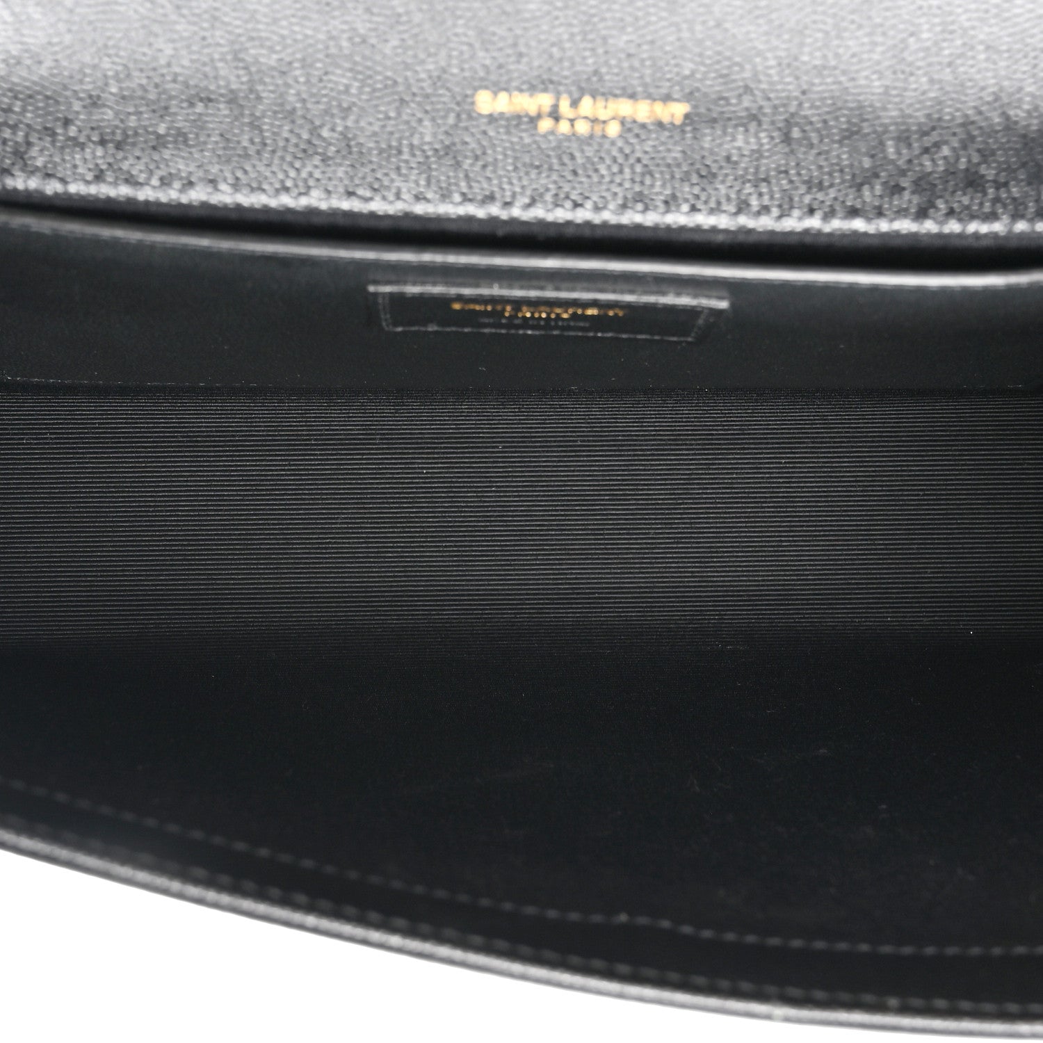 Saint Laurent Grain De Poudre Medium Classic Monogram Kate Satchel Black 5 of 12