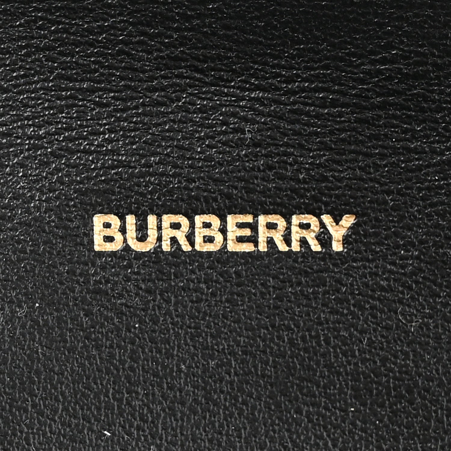 Burberry Vintage Check Grain Calfskin Halton Wallet Black 6 of 7