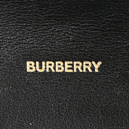 Burberry Vintage Check Grain Calfskin Halton Wallet Black 6 of 7
