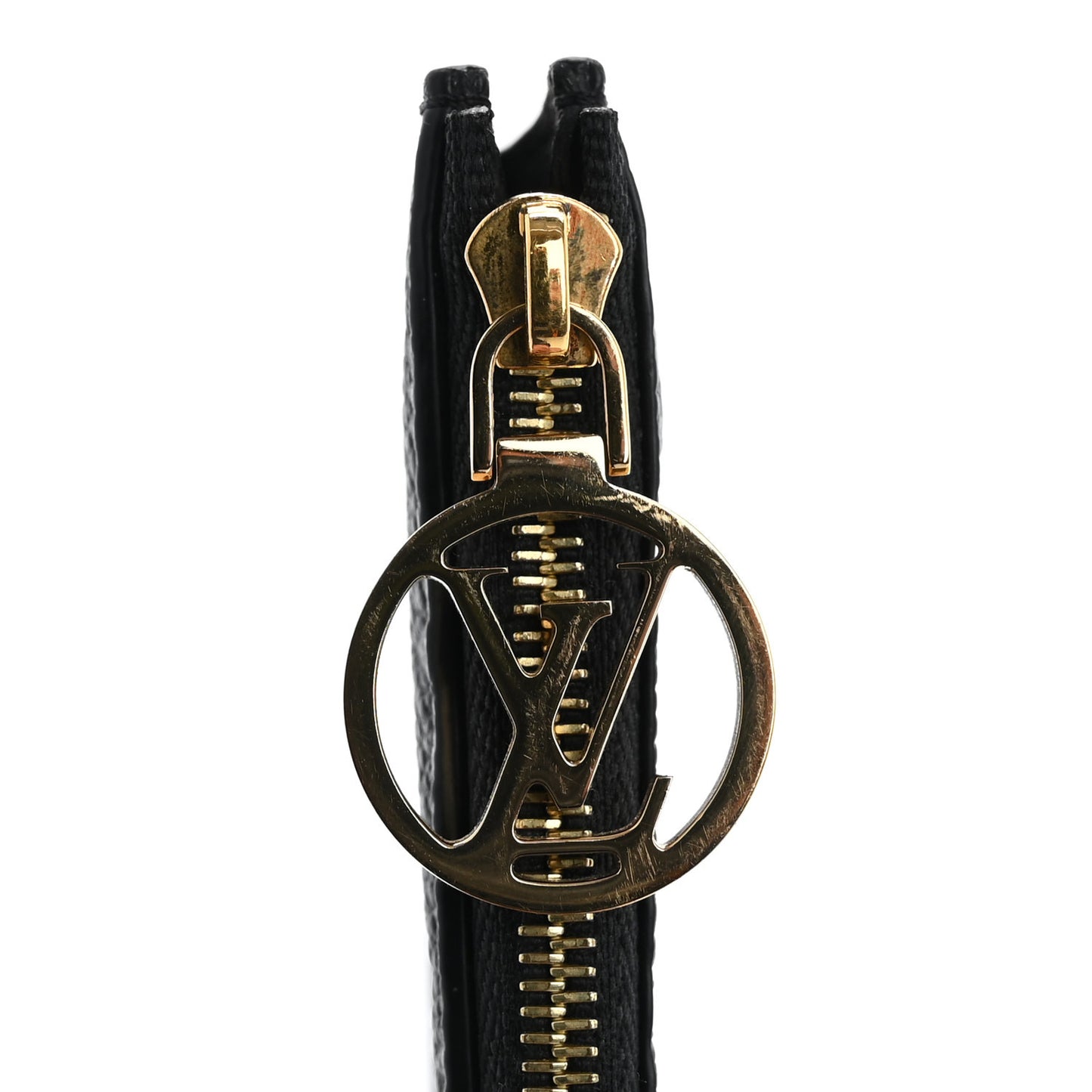 Empreinte Monogram Zipped Romy Card Holder Black