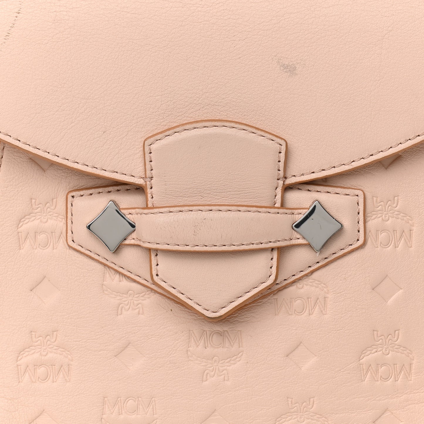 Calfskin Ottomar Monogram Essential Small Backpack Bisque