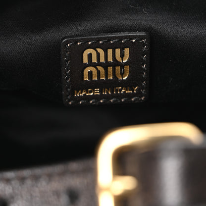 Miu Miu Nappa Matelasse Pouch Sabbia Caffe 6 of 9