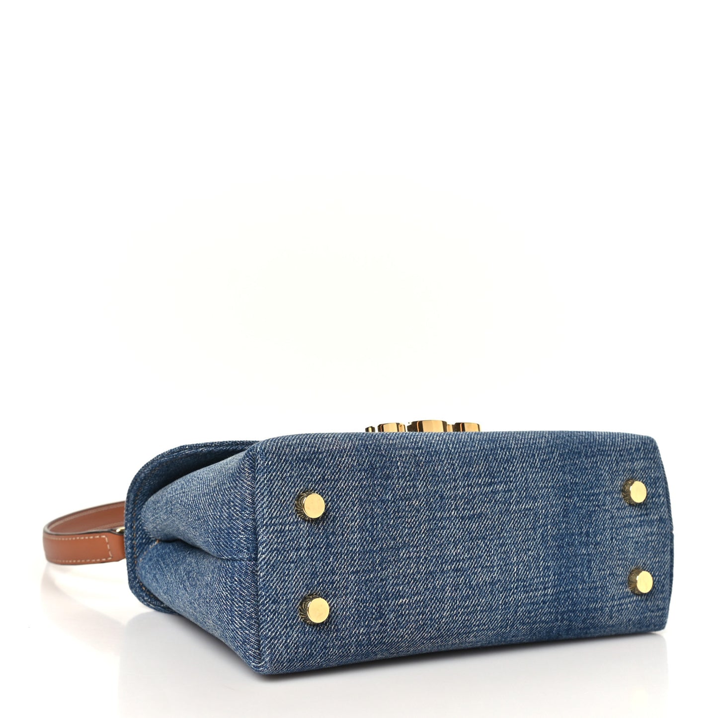 Denim Calfskin Teen Nino Tan