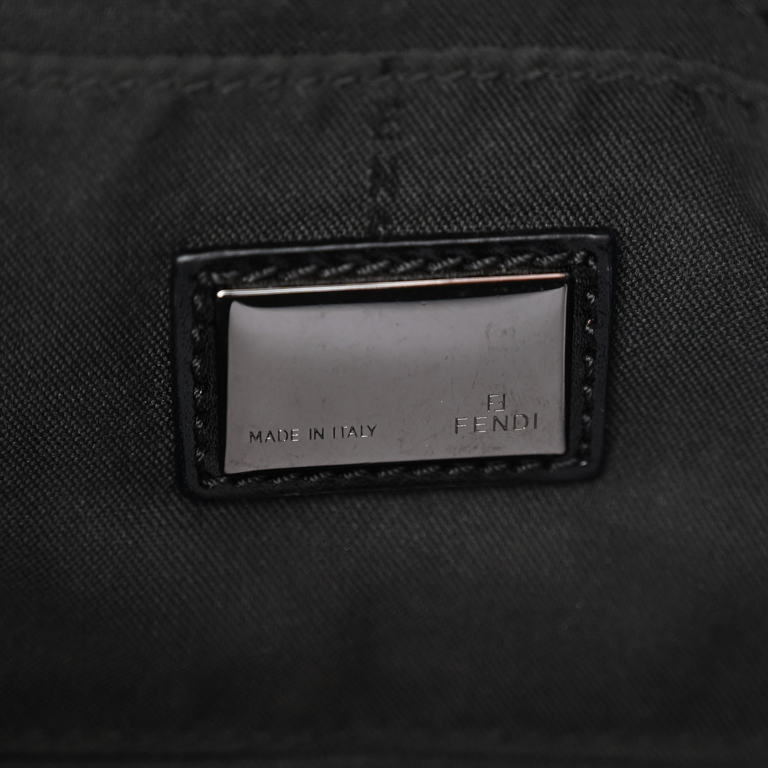 Fendi Zucchino Baguette Black 6 of 11