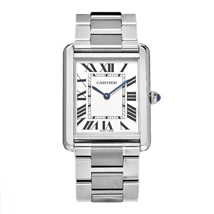 Cartier Stainless Steel 27mm Tank Solo Quartz Watch 1 of 9