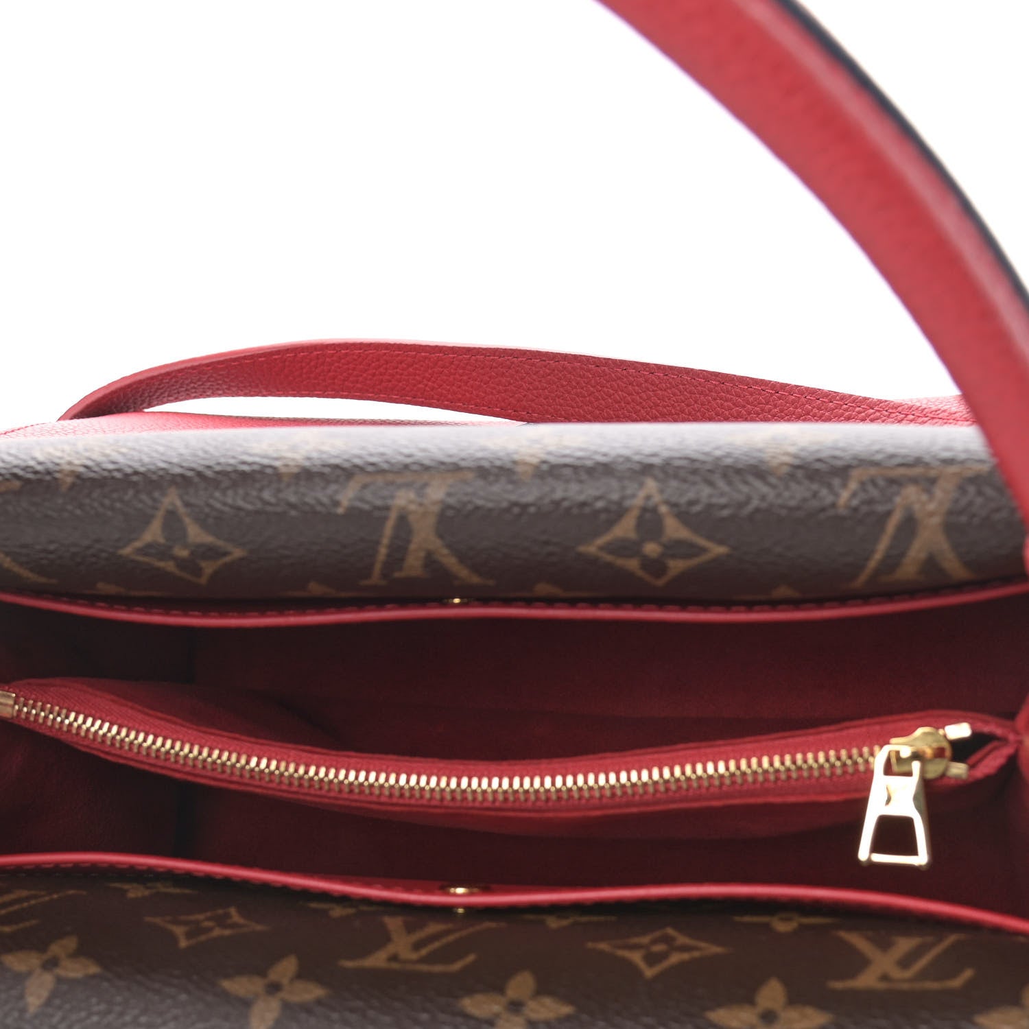 Louis Vuitton Grained Calfskin Monogram Double V Rubis 5 of 10