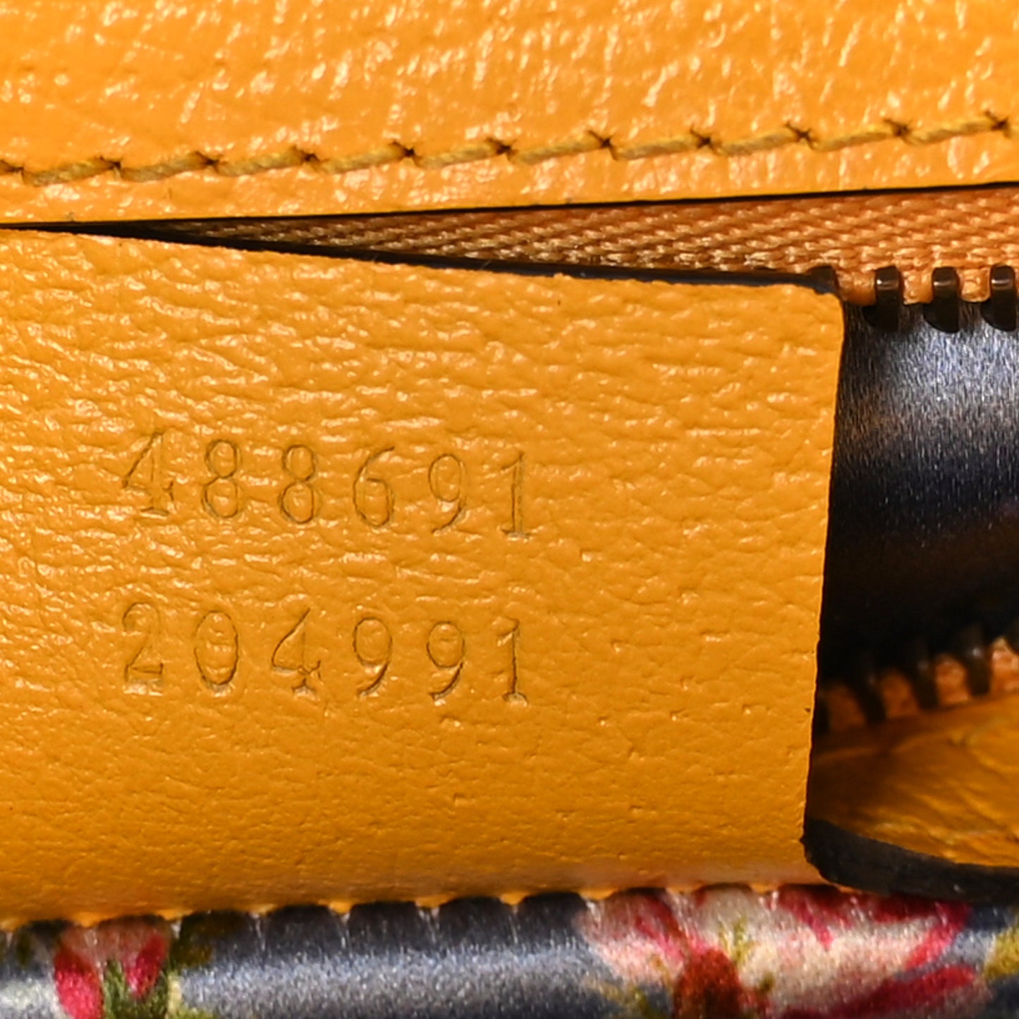 Textured Calfskin Bamboo Web Medium Falena Moth Top Handle Bag Crop