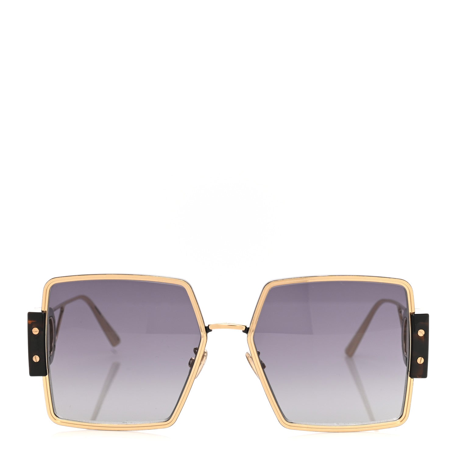 Christian Dior Acetate Square 30 Montaigne Sunglasses Tortoise 2 of 8