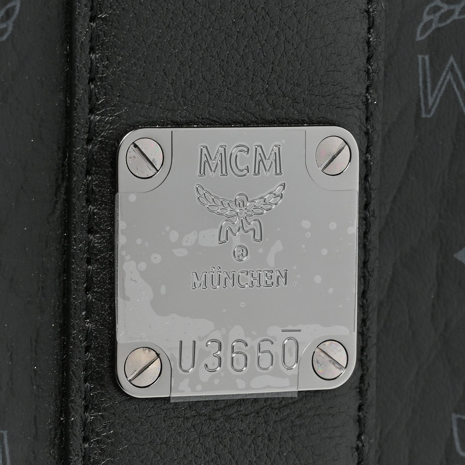 MCM Visetos Large Liz Reversible Shopper Tote Black 12 of 16
