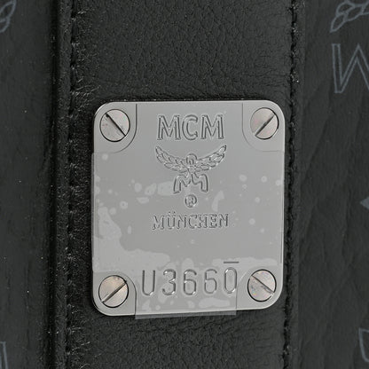 MCM Visetos Large Liz Reversible Shopper Tote Black 12 of 16