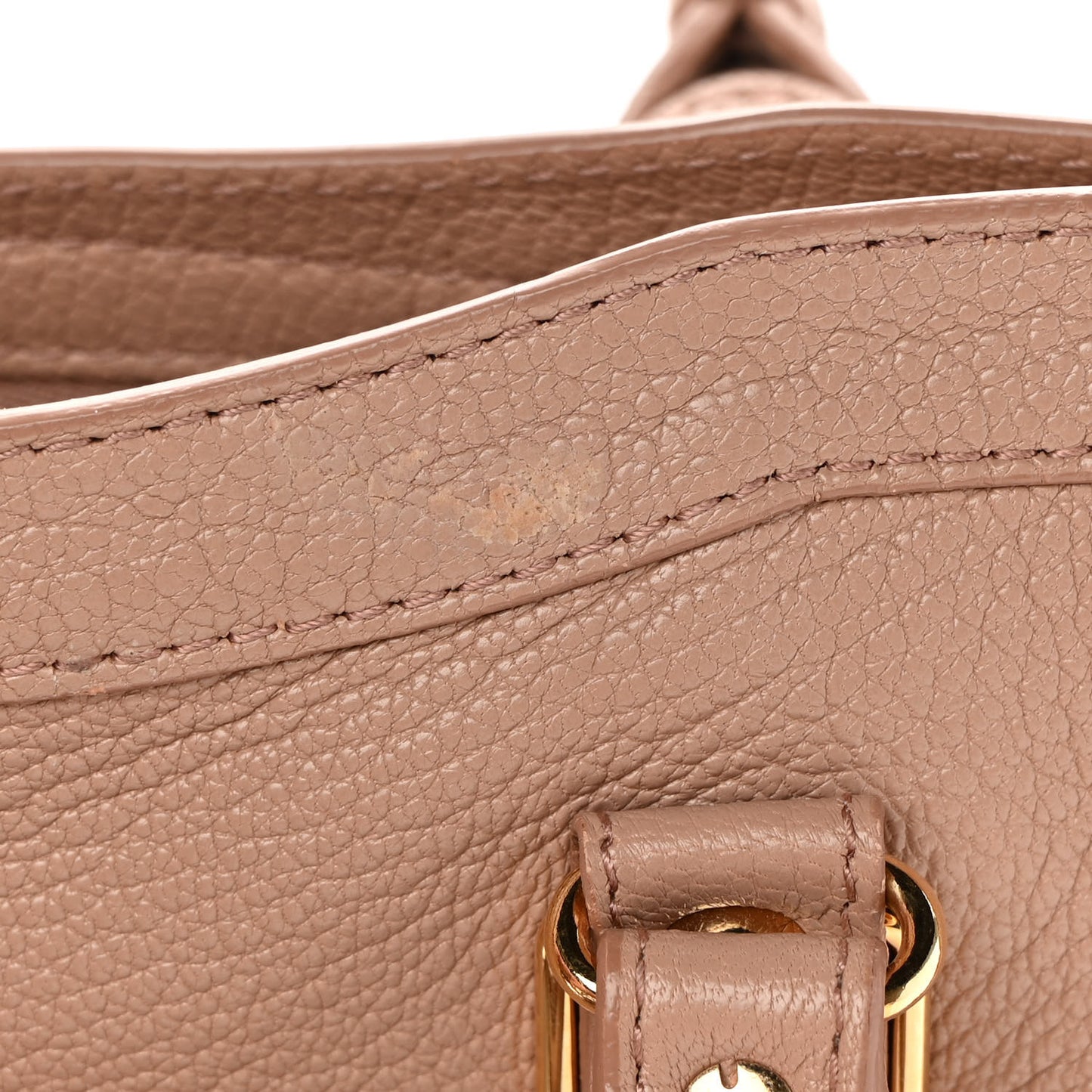Chevre Gold Metallic Edge Hardware S City Rose Des Sables