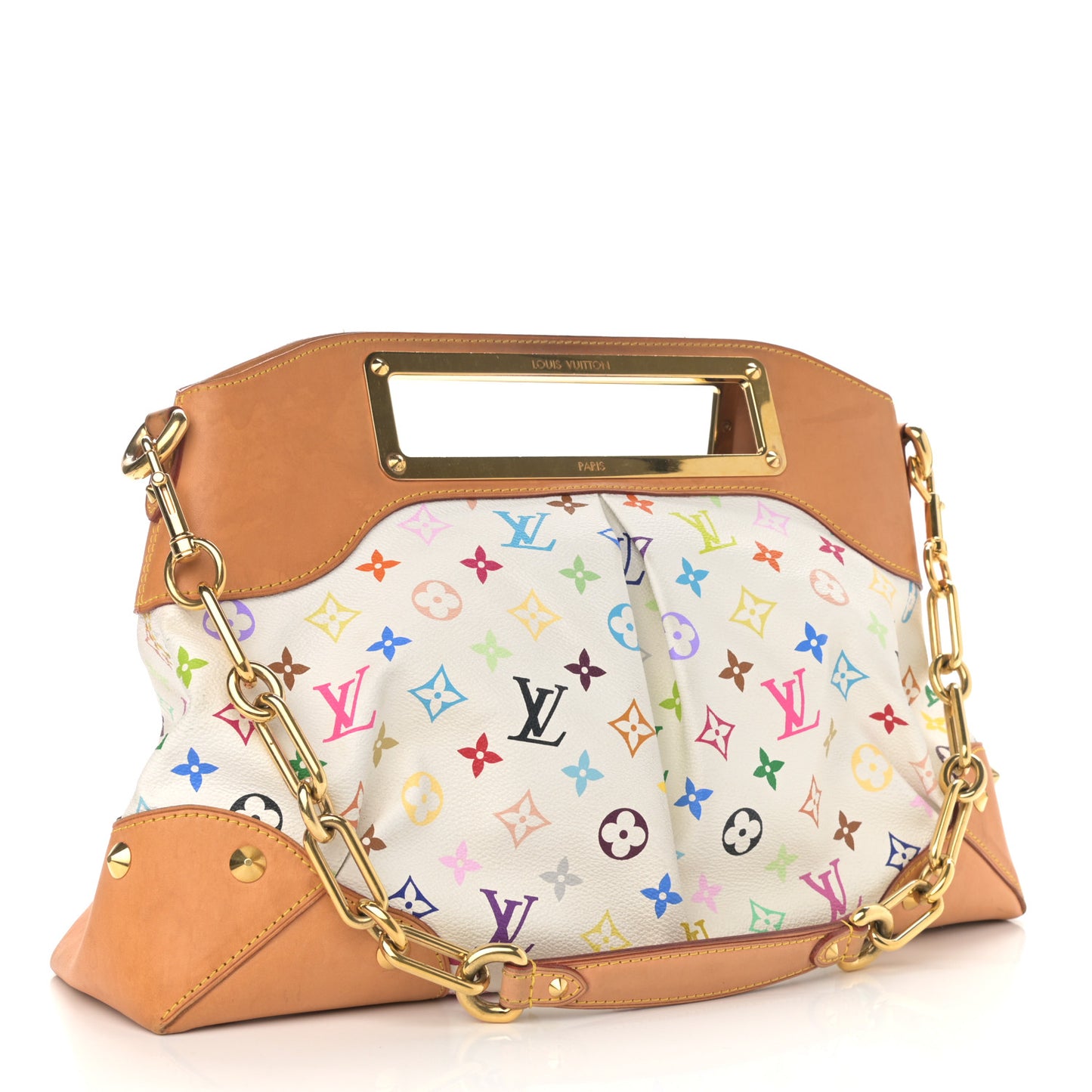 Monogram Multicolor Judy GM White