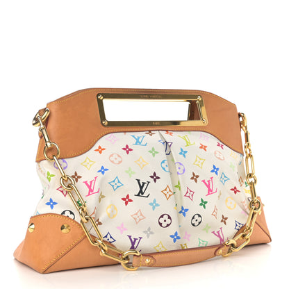 Louis Vuitton Monogram Multicolor Judy GM White 3 of 13