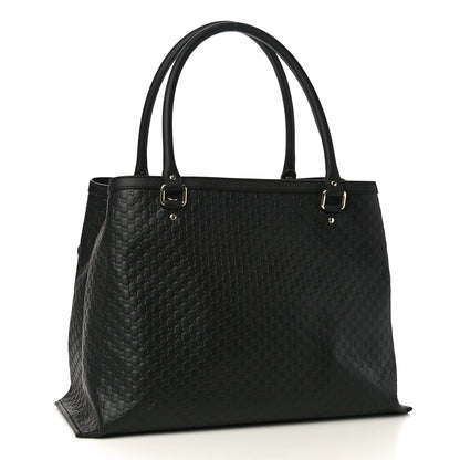 Gucci Soft Microguccissima Large Tote Black 3 of 10
