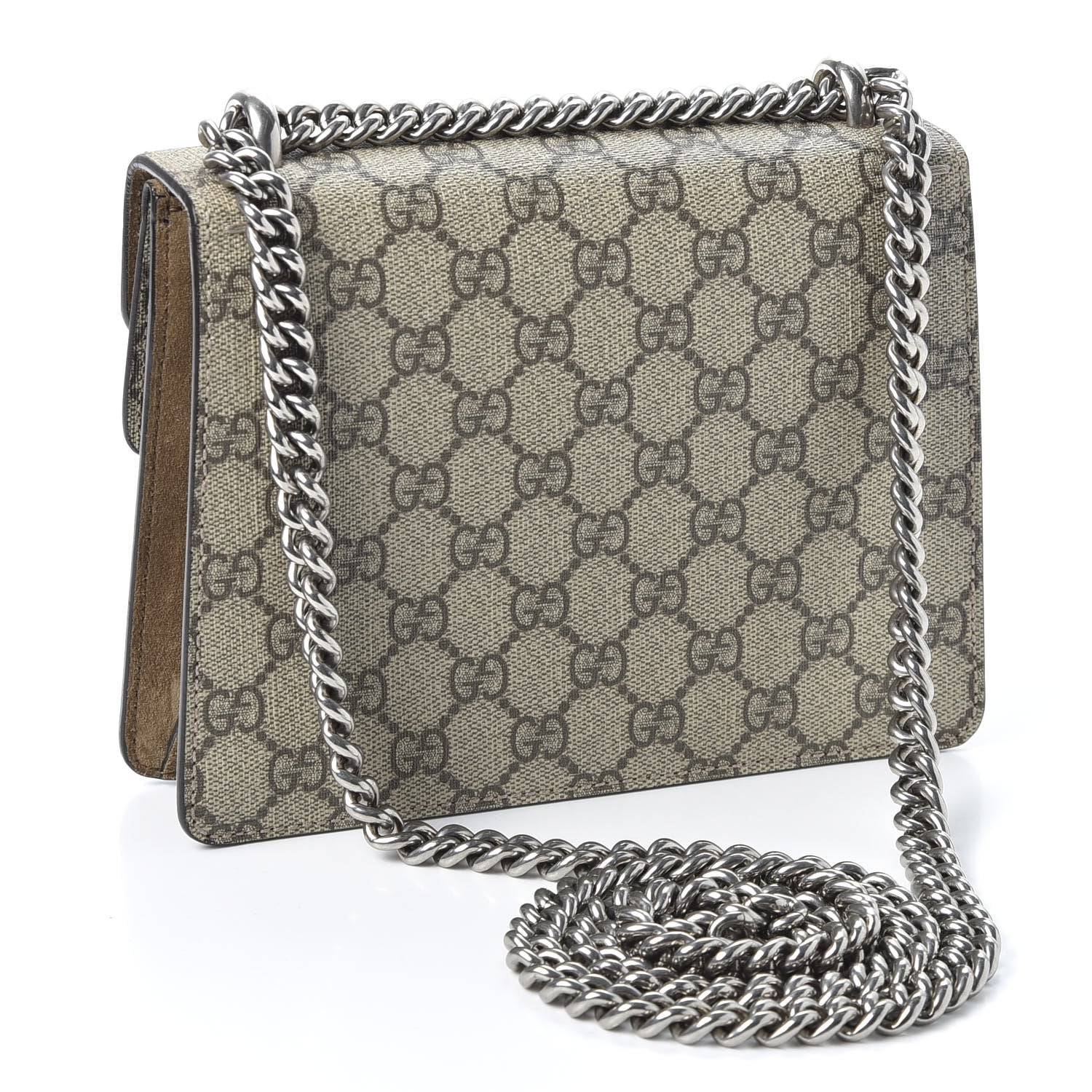 Gucci GG Supreme Monogram Mini Dionysus Shoulder Bag Taupe 2 of 10