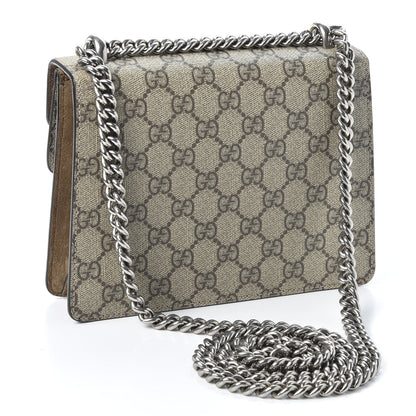 Gucci GG Supreme Monogram Mini Dionysus Shoulder Bag Taupe 2 of 10