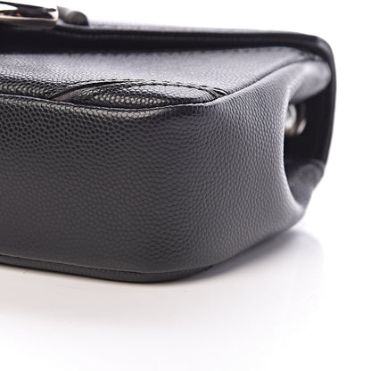 Chanel Caviar Macro Chevron Small Single Flap Black 10 of 10