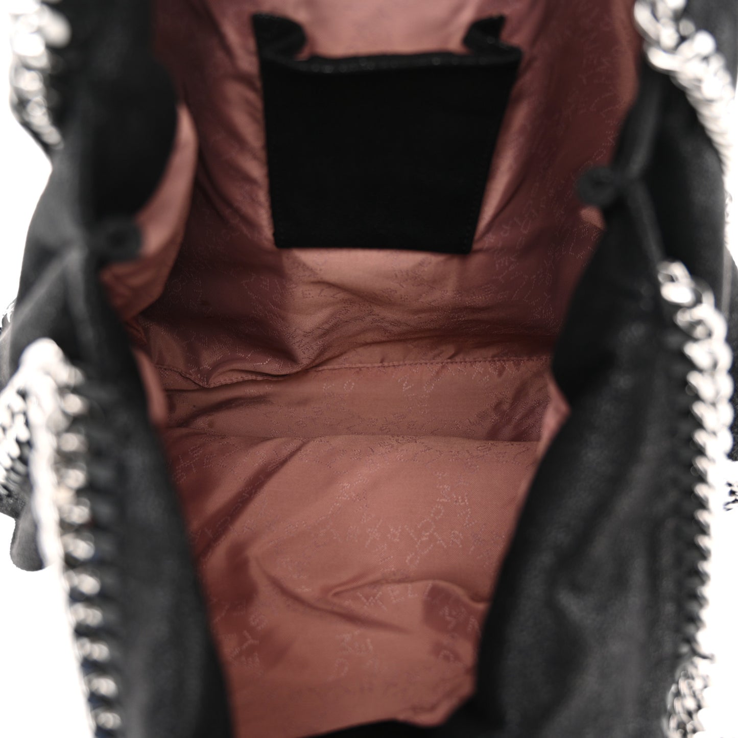 Shaggy Deer Falabella Fold Over Tote Black