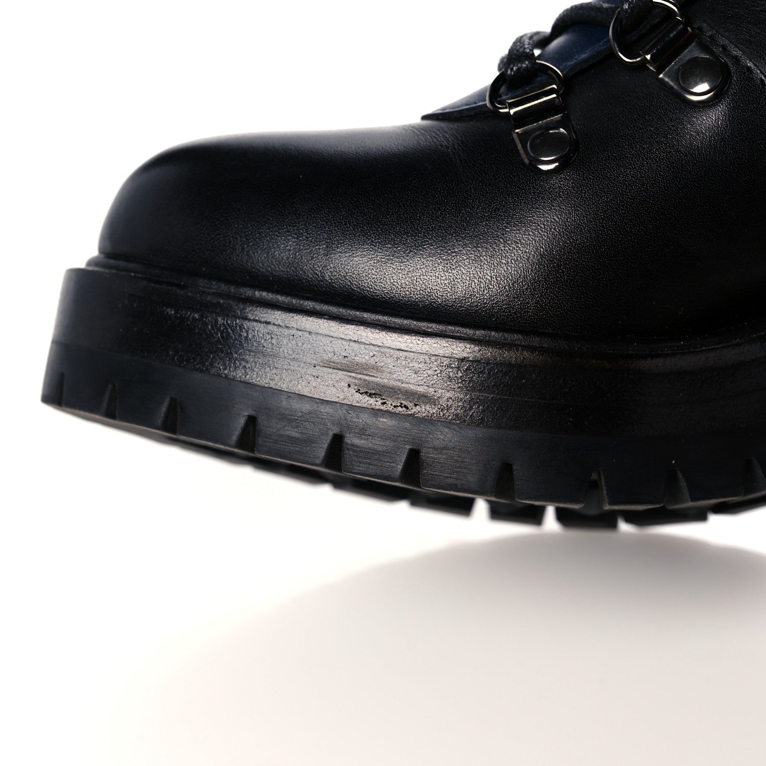 Hermes Greased Calfskin Promenade Boots 37 Black Multicolor 12 of 19