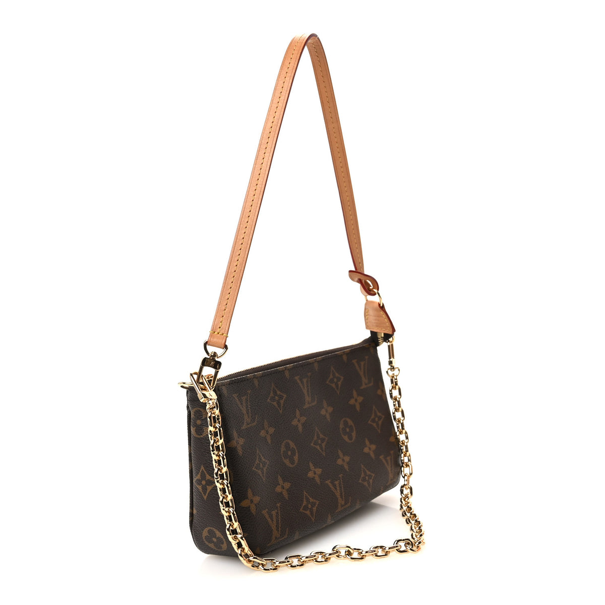 Louis Vuitton Monogram Chain Pochette Accessories 3 of 10