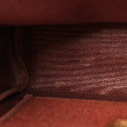 Hermes Toile Vache Calfskin Herbag 30 PM Havane 13 of 18