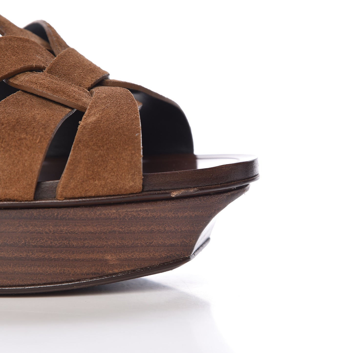 Suede Tribute 75 Platform Sandals 39 Land