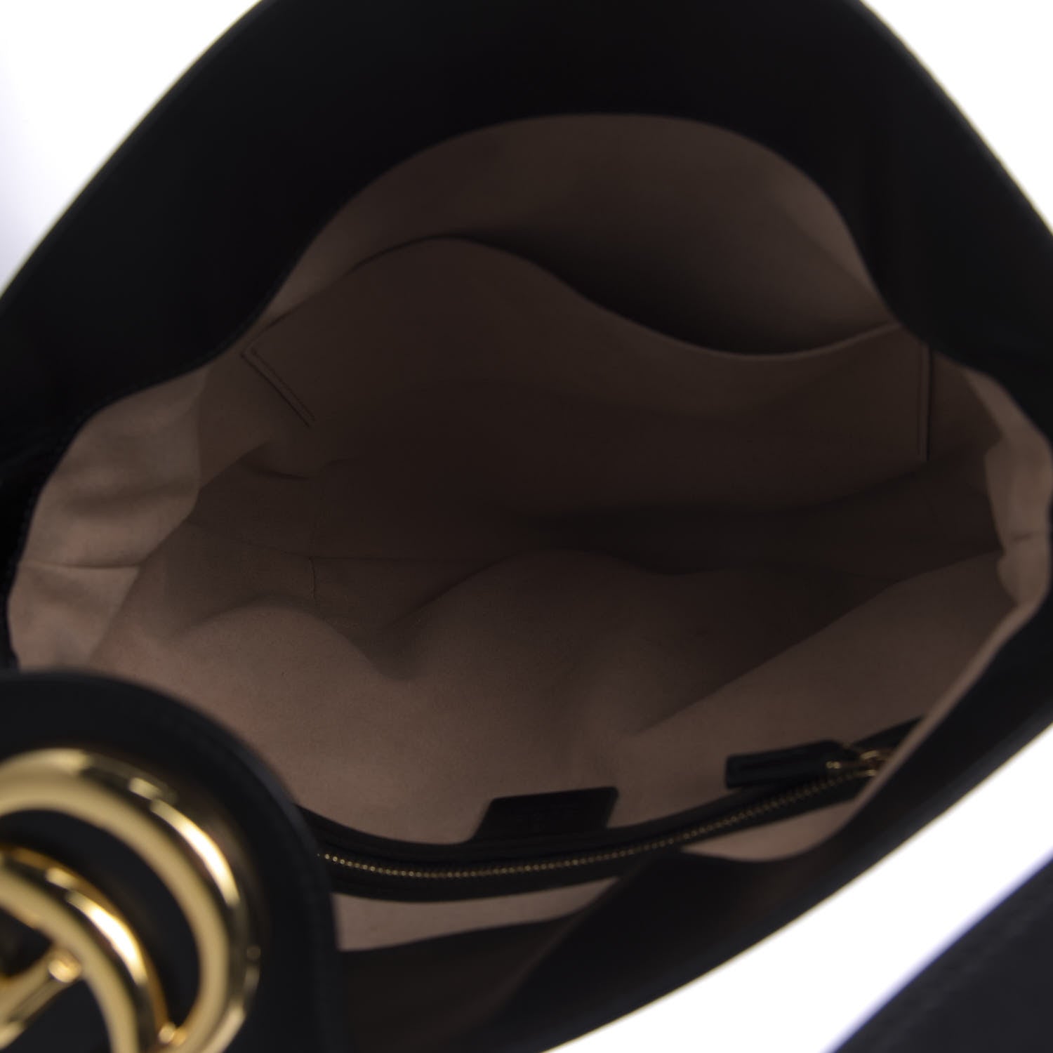 Gucci Calfskin Medium Arli Shoulder Bag Black 5 of 9