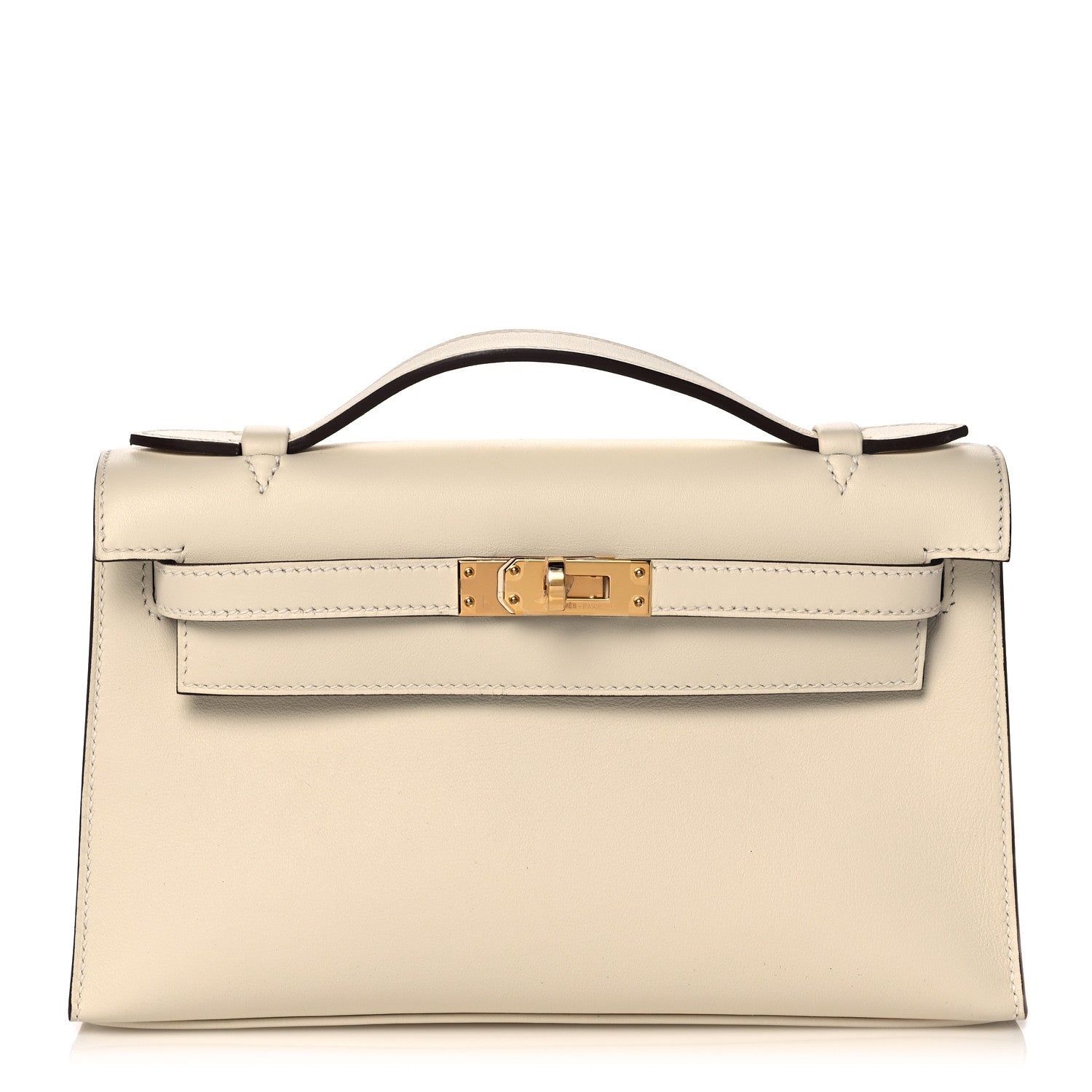 Hermes Swift Kelly Pochette Clutch Nata 1 of 28