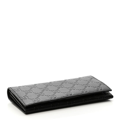Gucci Guccissima Continental Flap Wallet Black 4 of 8