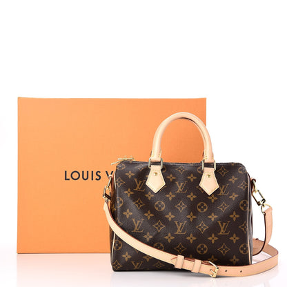 Louis Vuitton Monogram Speedy Bandouliere 25 10 of 10