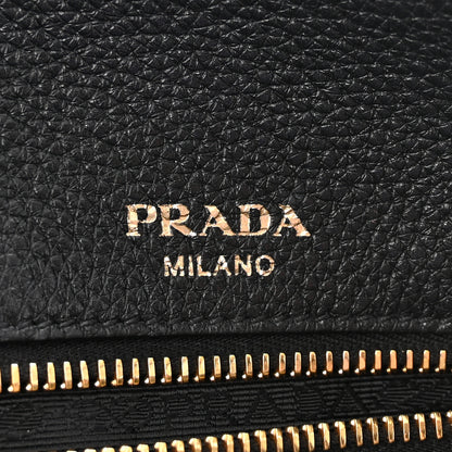 Prada Vitello Phenix Tote Black 6 of 9