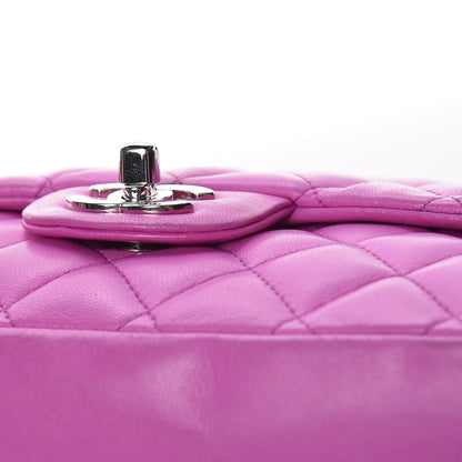 Chanel Lambskin Heart Valentine Medium Flap Fuchsia 15 of 17
