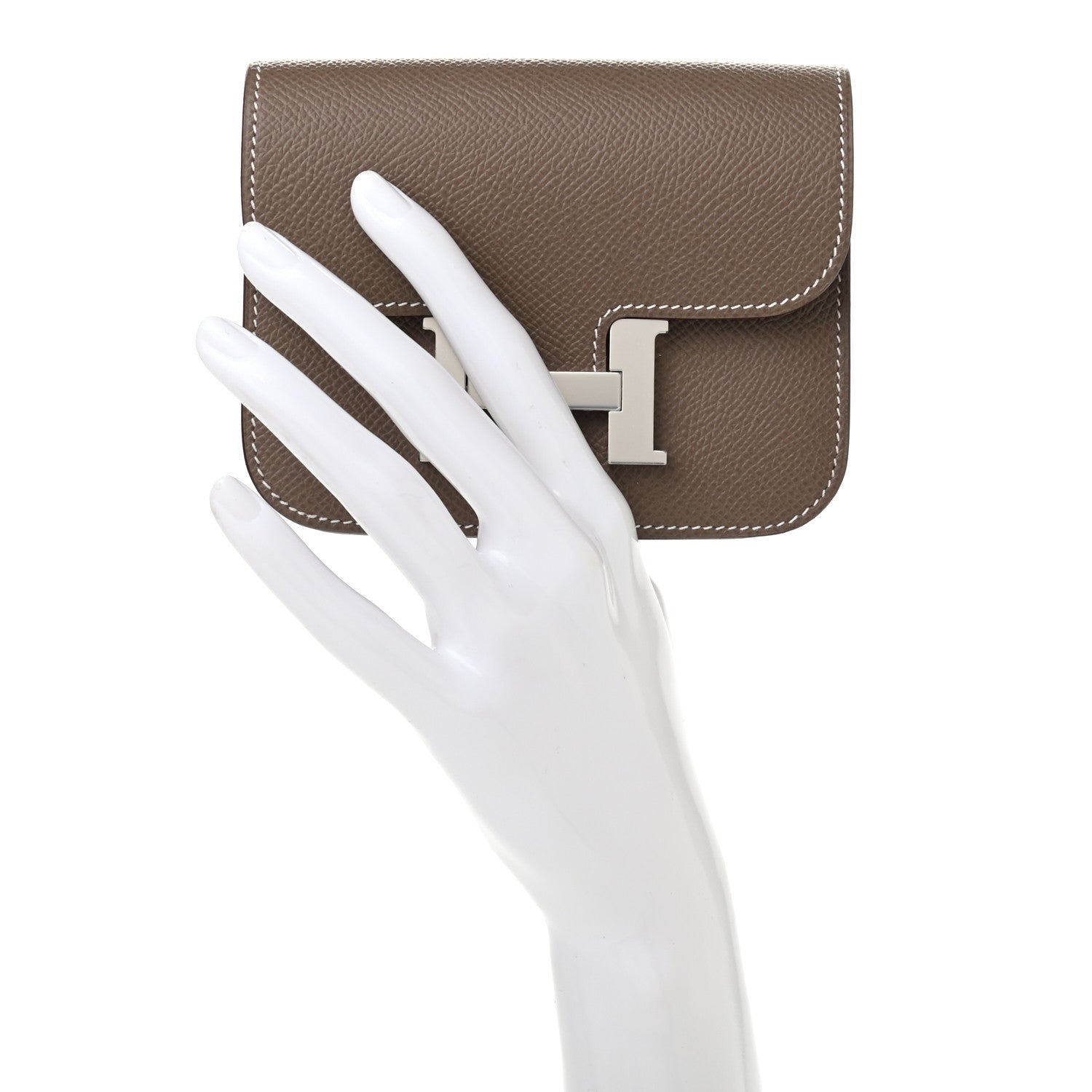 Hermes Epsom Constance Slim Wallet Etoupe 2 of 10