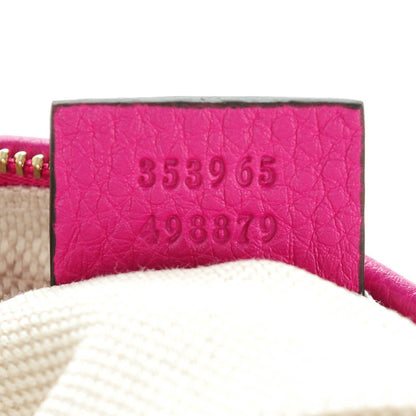 Gucci Cellarius Calfskin Mini Soho Chain Bag Bright Bouganville 7 of 7