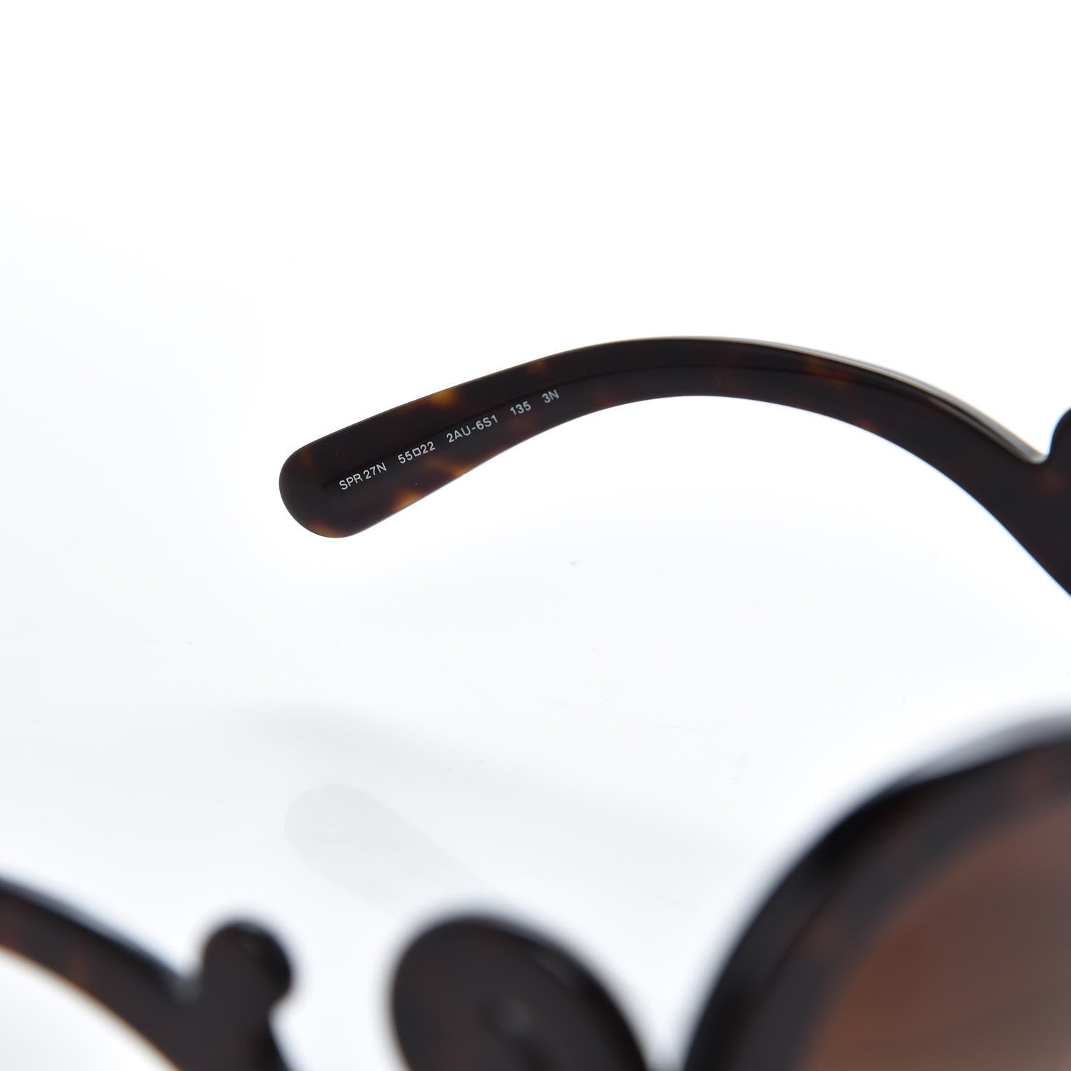 Prada Baroque Sunglasses SPR 27N Tortoise 6 of 8