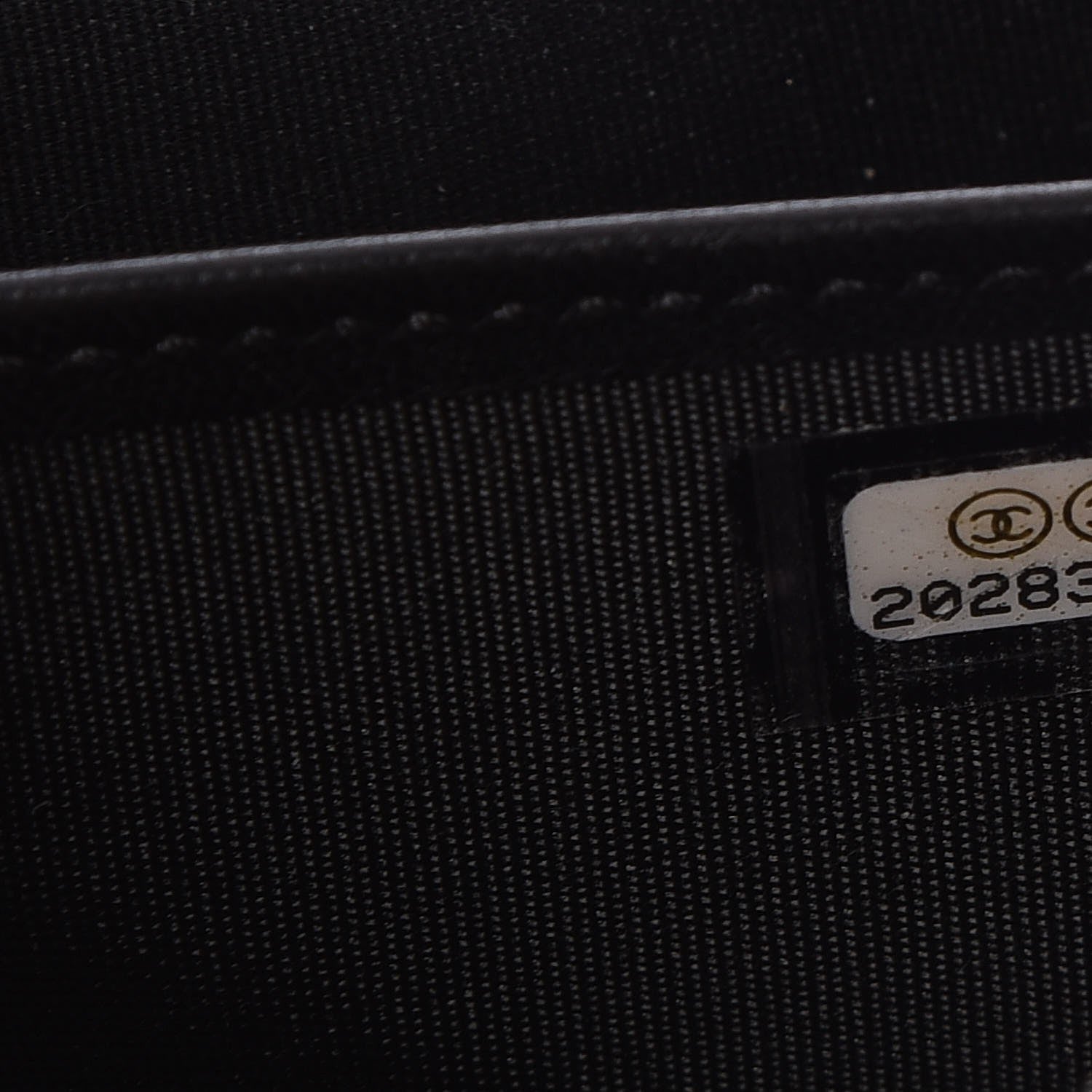 Chanel Lambskin Quilted Boy Zip Around Wallet Black 9 of 9