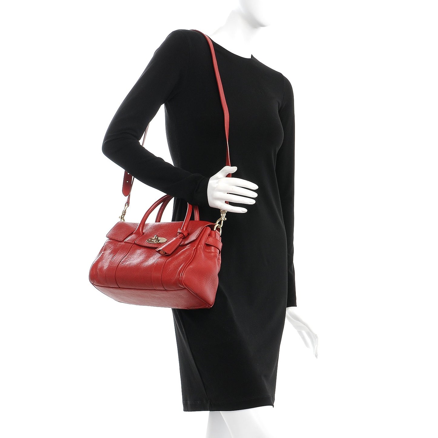 Goatskin Small Bayswater Red